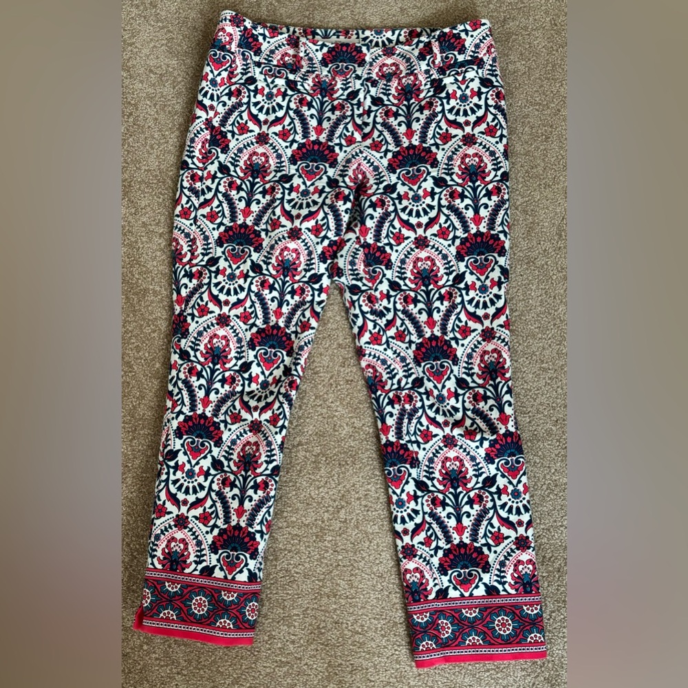 LOFT Petite Printed Pants
